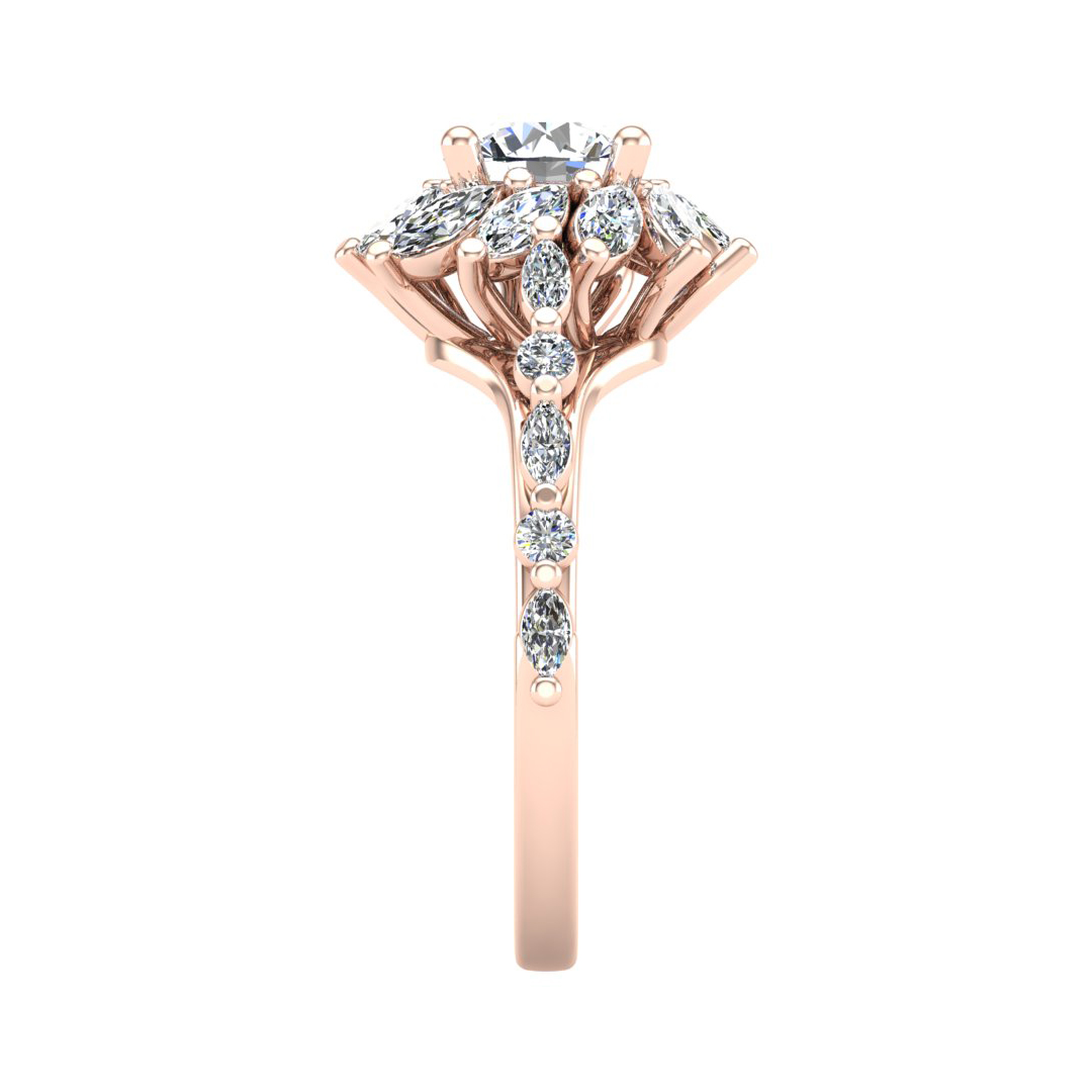 Melissa Halo Engagement Ring